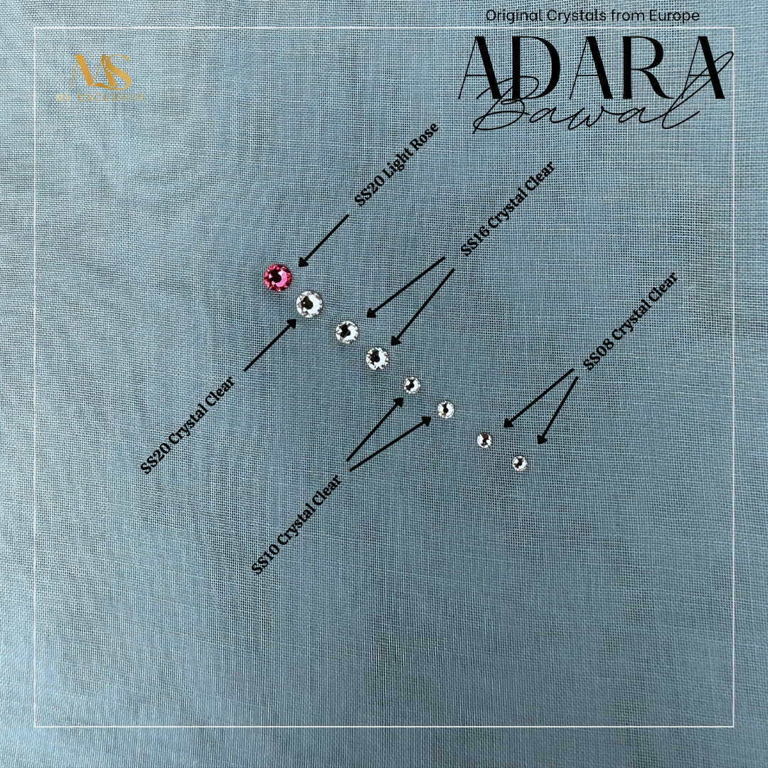 Tudung Bawal Adara Crystal SWA (Bawal No 1)