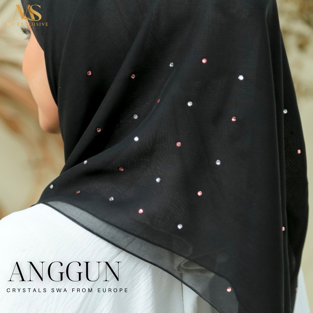 Tudung Bawal Anggun Crystal SWA (Bawal No 1)