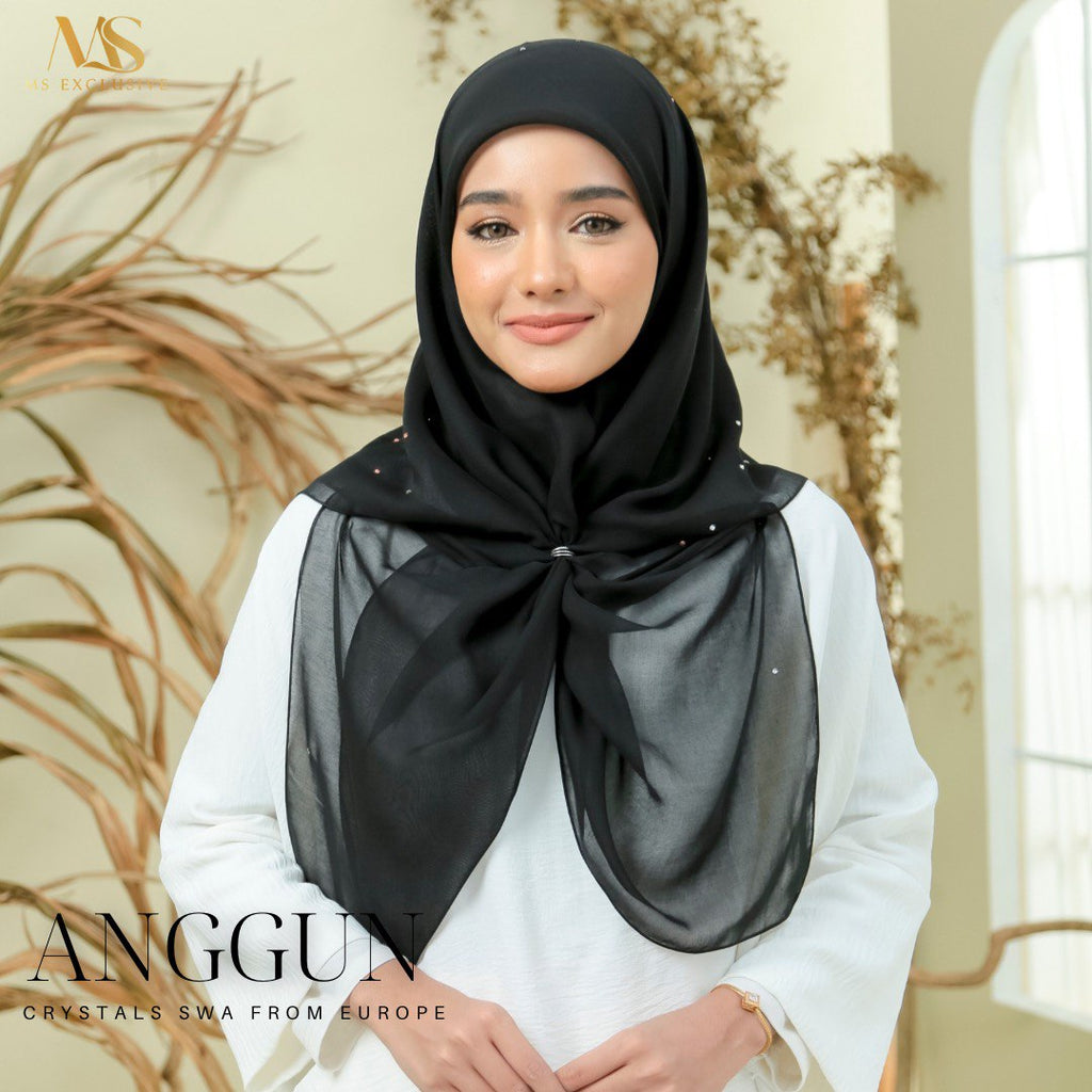 Tudung Bawal Anggun Crystal SWA (Bawal No 1)