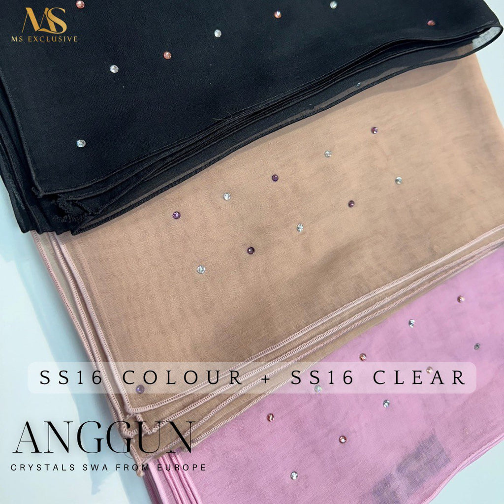 Tudung Bawal Anggun Crystal SWA (Bawal No 1)