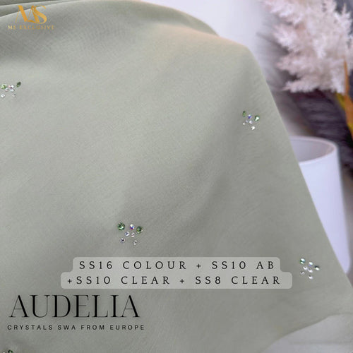 Tudung Bawal Audelia Crystal SWA (Bawal No 1)