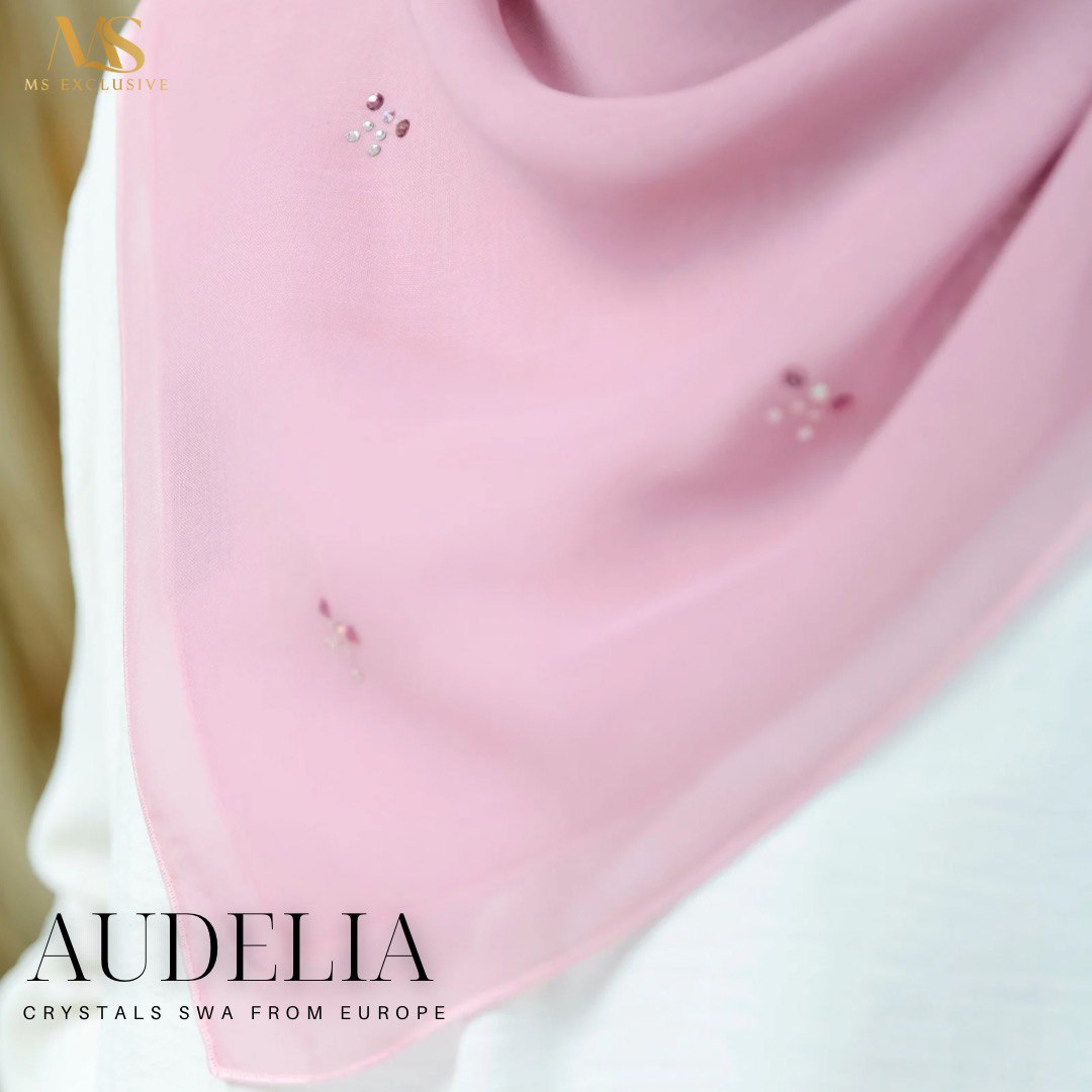 Tudung Bawal Audelia Crystal SWA (Bawal No 1)