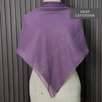 Tudung Bawal Tabur Crystal SWA (Bawal Asli)