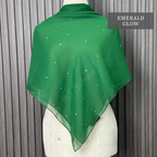Tudung Bawal Tabur Crystal SWA (Bawal Asli)
