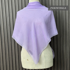 Tudung Bawal Tabur Crystal SWA (Bawal Asli)