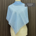 Tudung Bawal Tabur Crystal SWA (Bawal Asli)