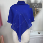 Tudung Bawal Tabur Crystal SWA (Bawal Asli)
