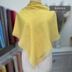 Tudung Bawal Tabur Crystal SWA (Bawal Asli)
