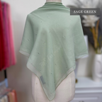 Tudung Bawal Tabur Crystal SWA (Bawal Asli)