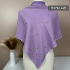 Tudung Bawal Elsa Crystal SWA (Bawal Asli)