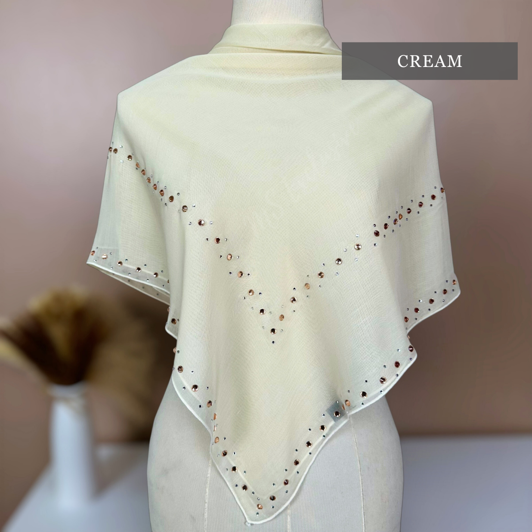 Tudung Bawal Eddelyn (Bawal No 1)