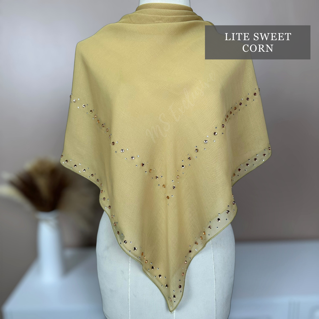 Tudung Bawal Eddelyn (Bawal No 1)