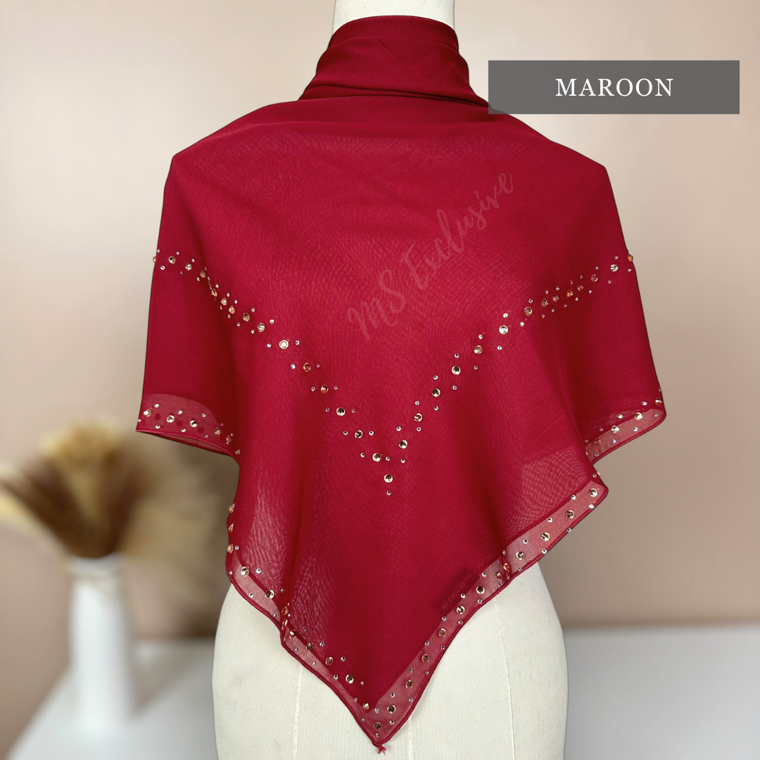 Tudung Bawal Eddelyn (Bawal No 1)