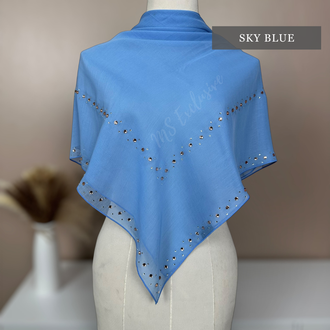 Tudung Bawal Eddelyn (Bawal No 1)