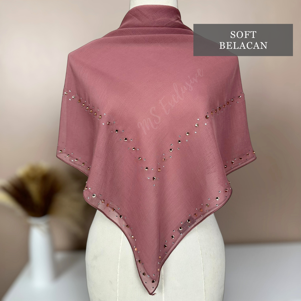 Tudung Bawal Eddelyn (Bawal No 1)