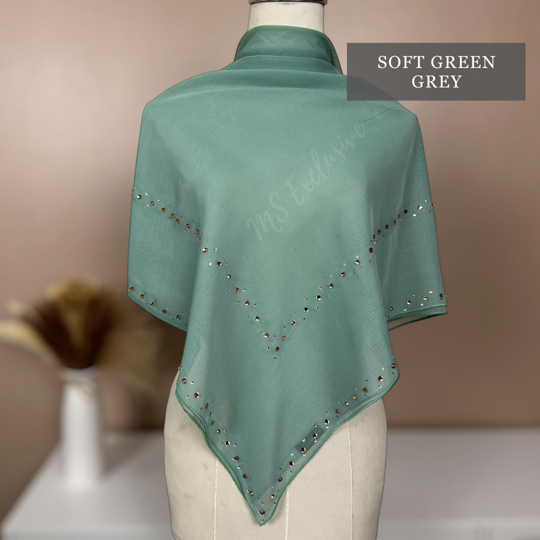 Tudung Bawal Eddelyn (Bawal No 1)