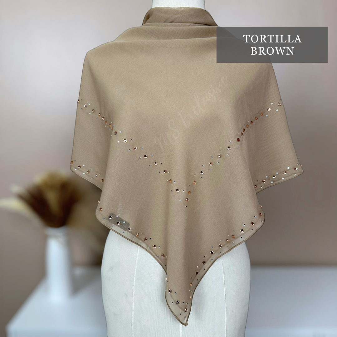 Tudung Bawal Eddelyn (Bawal No 1)