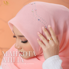 Tudung Bawal Mahkota Atilia Crystal SWA (Bawal No 1)