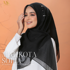 Tudung Bawal Mahkota Sofia Crystal SWA (Bawal No 1)
