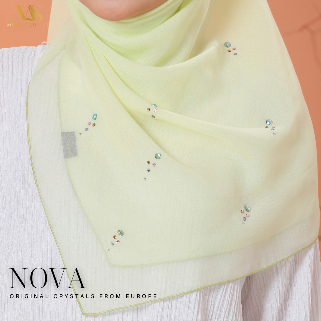 Tudung Bawal Nova Crystal SWA (Bawal No 1)