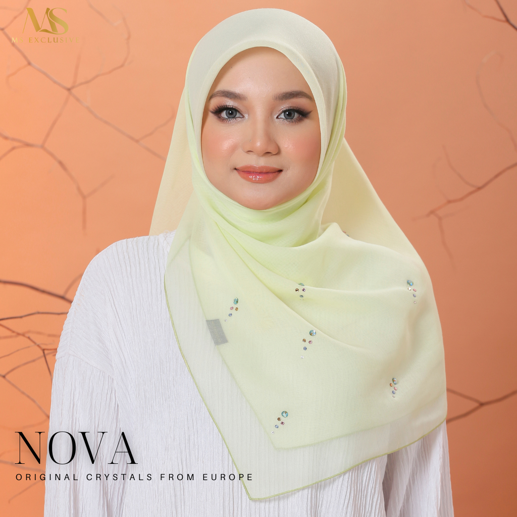 Tudung Bawal Nova Crystal SWA (Bawal No 1)