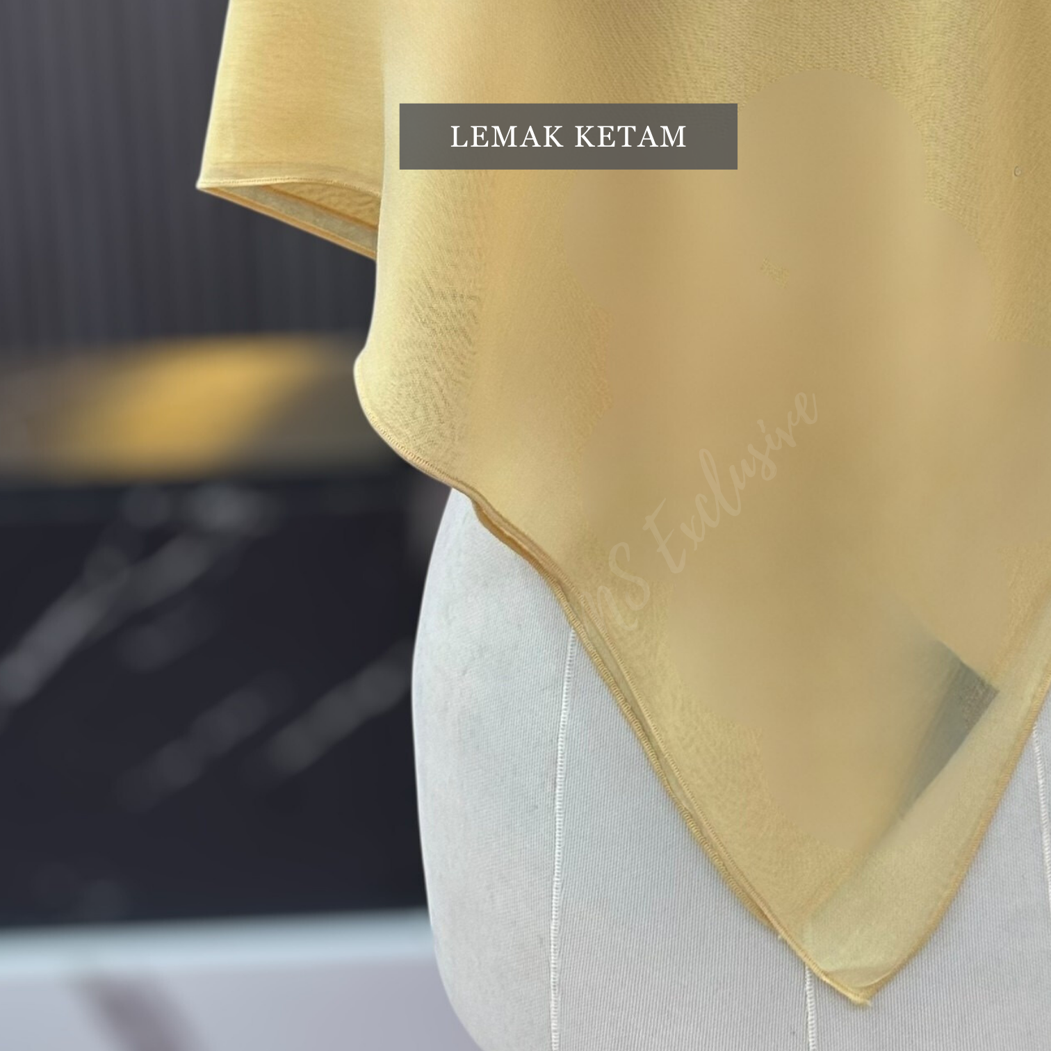 Tudung Bawal Adara Crystal SWA (Bawal No 1)