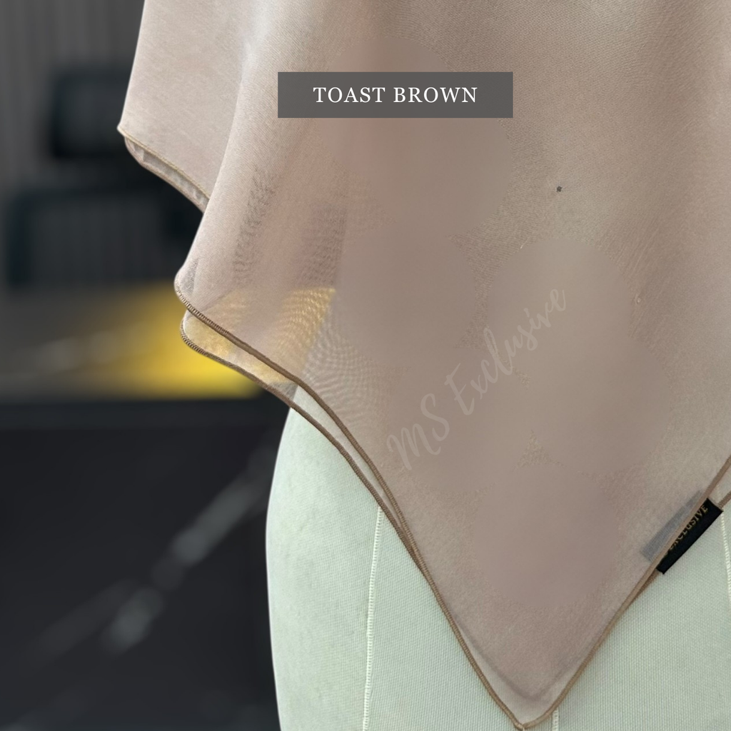 Tudung Bawal Tabur Suri Crystal SWA (Bawal No 1)