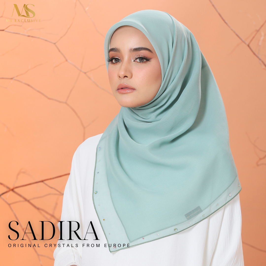 Tudung Bawal Sadira Crystal SWA (Bawal No 1)