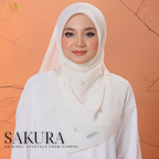 Tudung Bawal Sakura Crystal SWA (Bawal No 1)