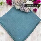 Tudung Bawal Tabur Crystal Colour (Bawal No 1)