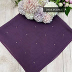 Tudung Bawal Tabur Crystal Colour (Bawal No 1)