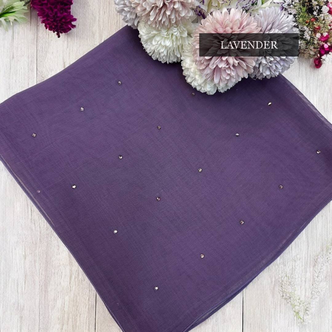 Tudung Bawal Tabur Crystal Colour (Bawal No 1)
