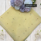 Tudung Bawal Tabur Crystal Colour (Bawal No 1)