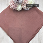 Tudung Bawal Tabur Crystal Colour (Bawal No 1)