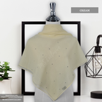 Tudung Bawal Tabur Crystal SWA (Bawal No 1)