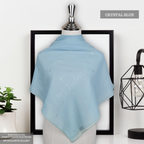 Tudung Bawal Tabur Crystal SWA (Bawal No 1)